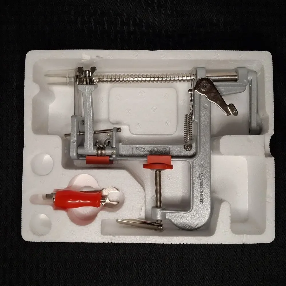 The Pampered Chef Apple Peeler Corer Slicer Model 2430 w/ Original Box EUC